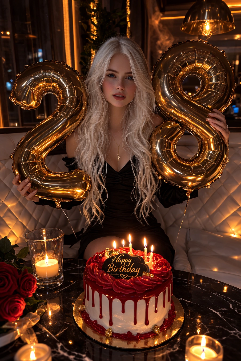 День рождения в золоте