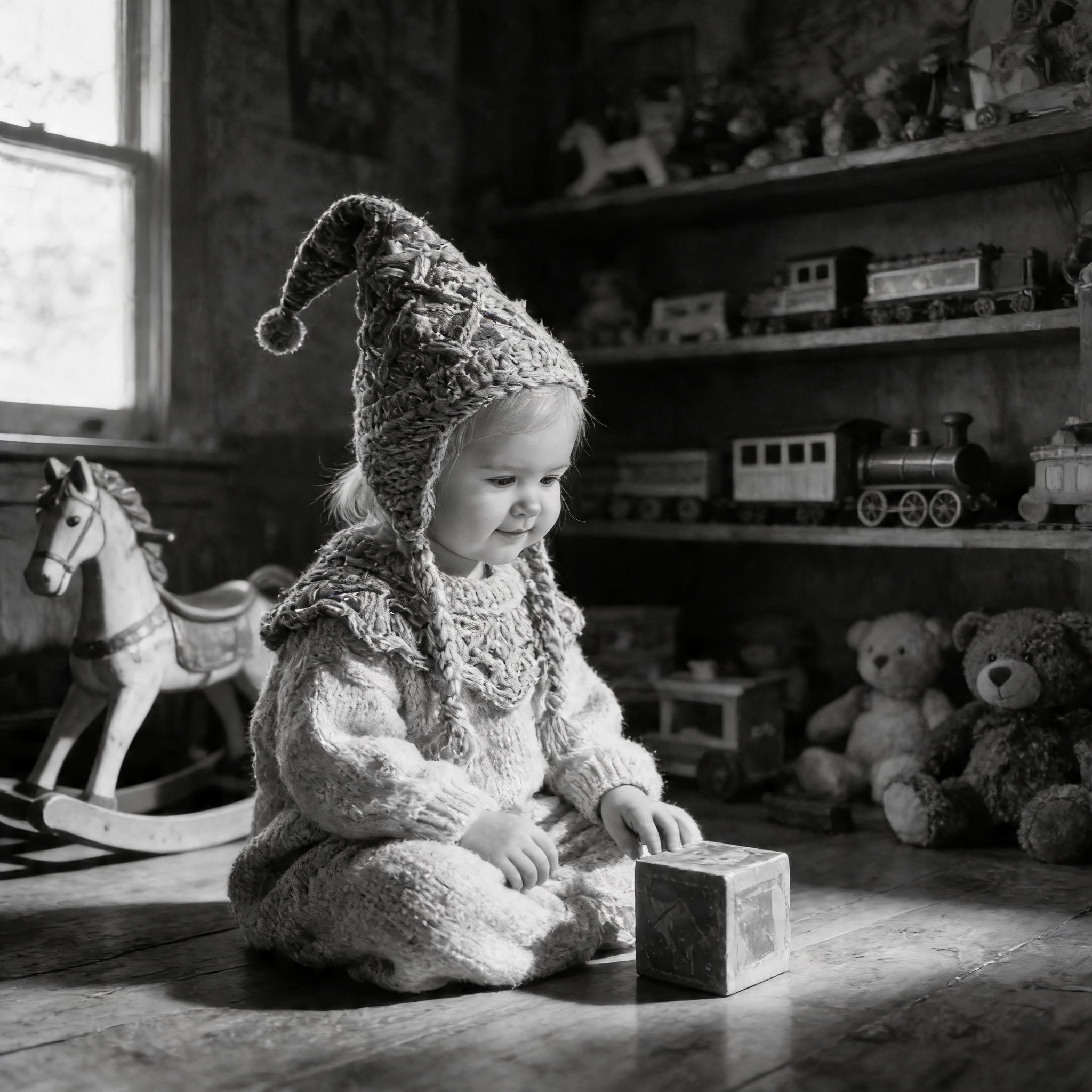 Секрет гнома: ЧБ классика