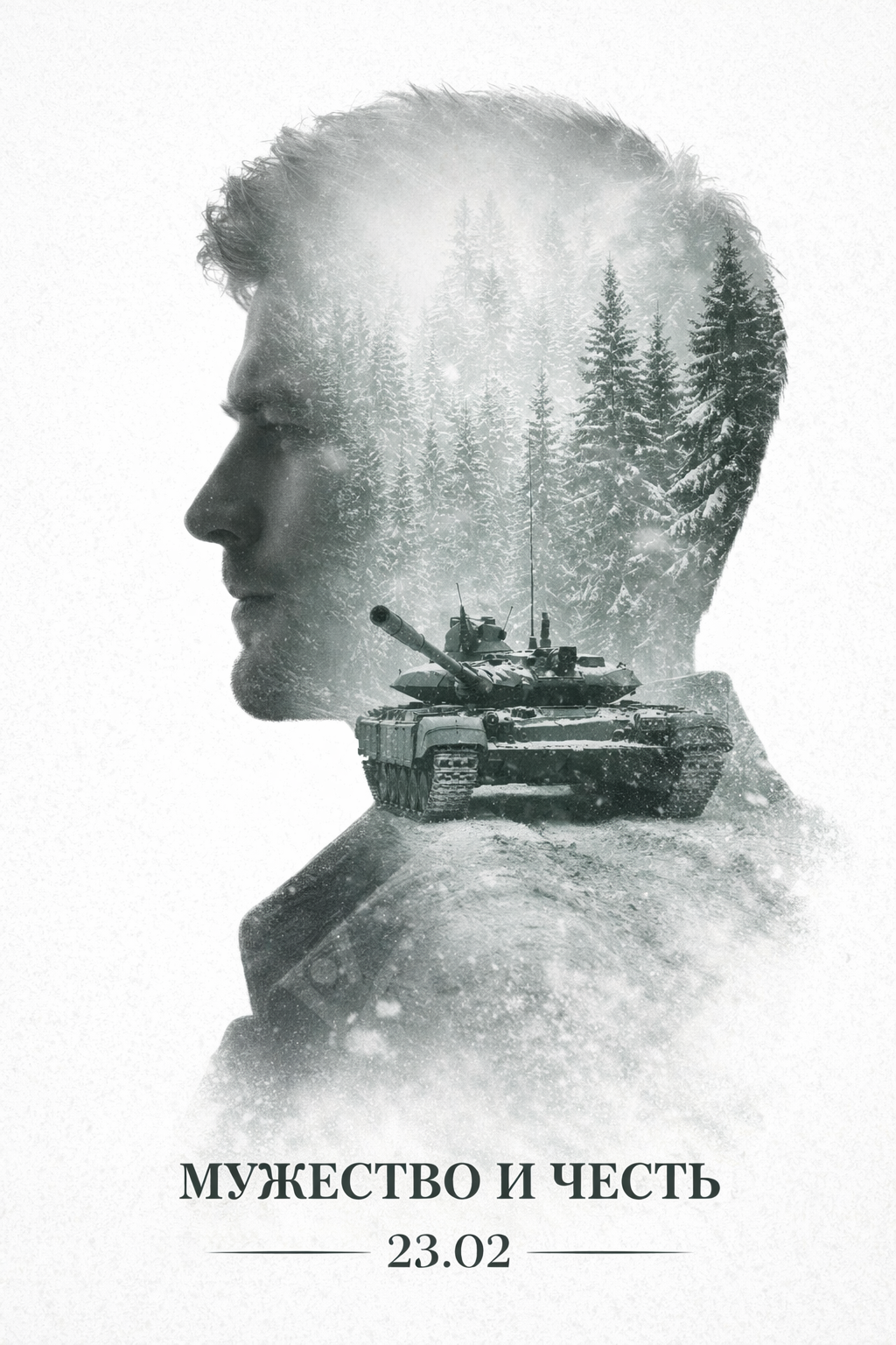 Силуэт мужества