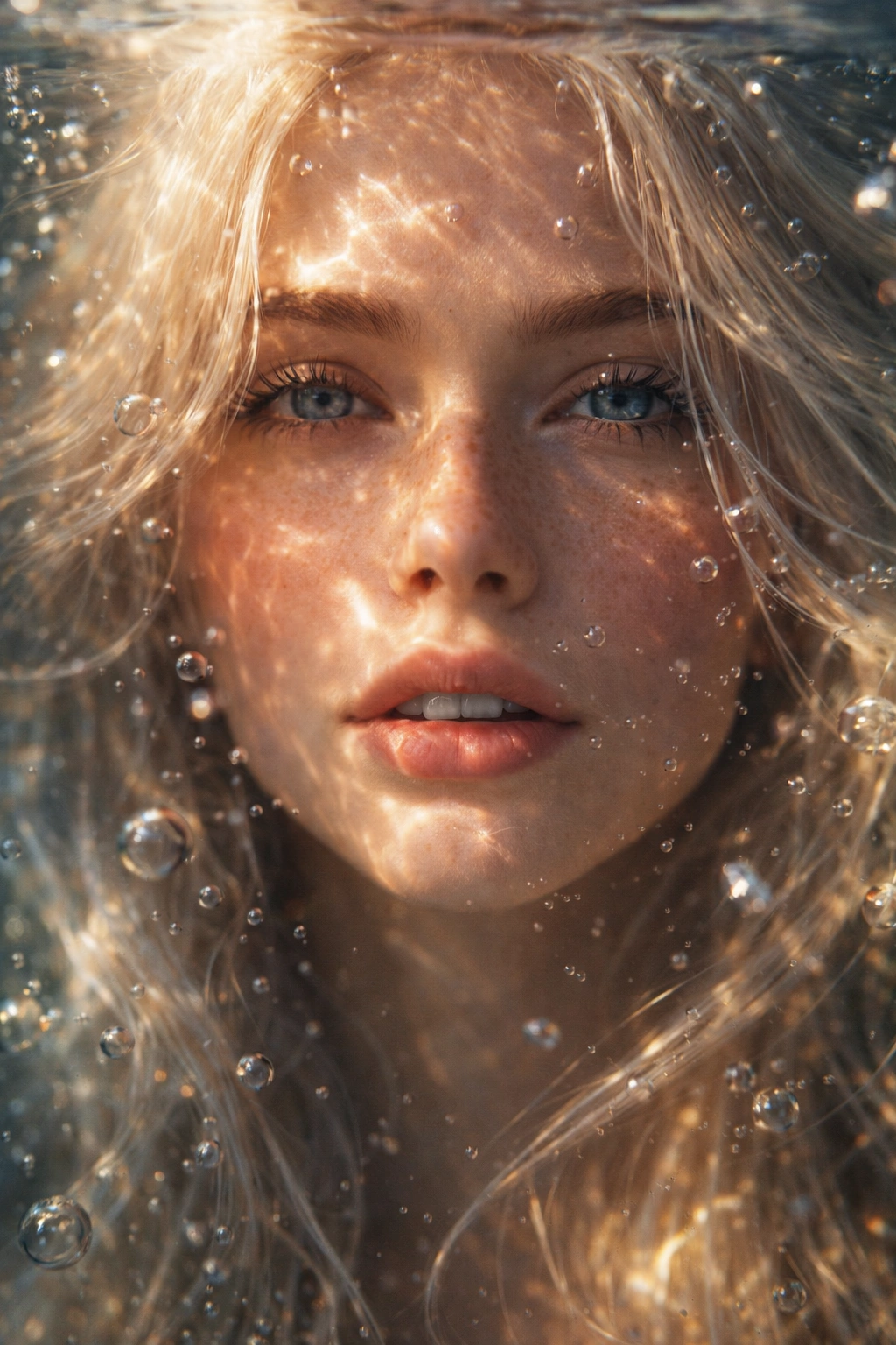 Портрет под водой