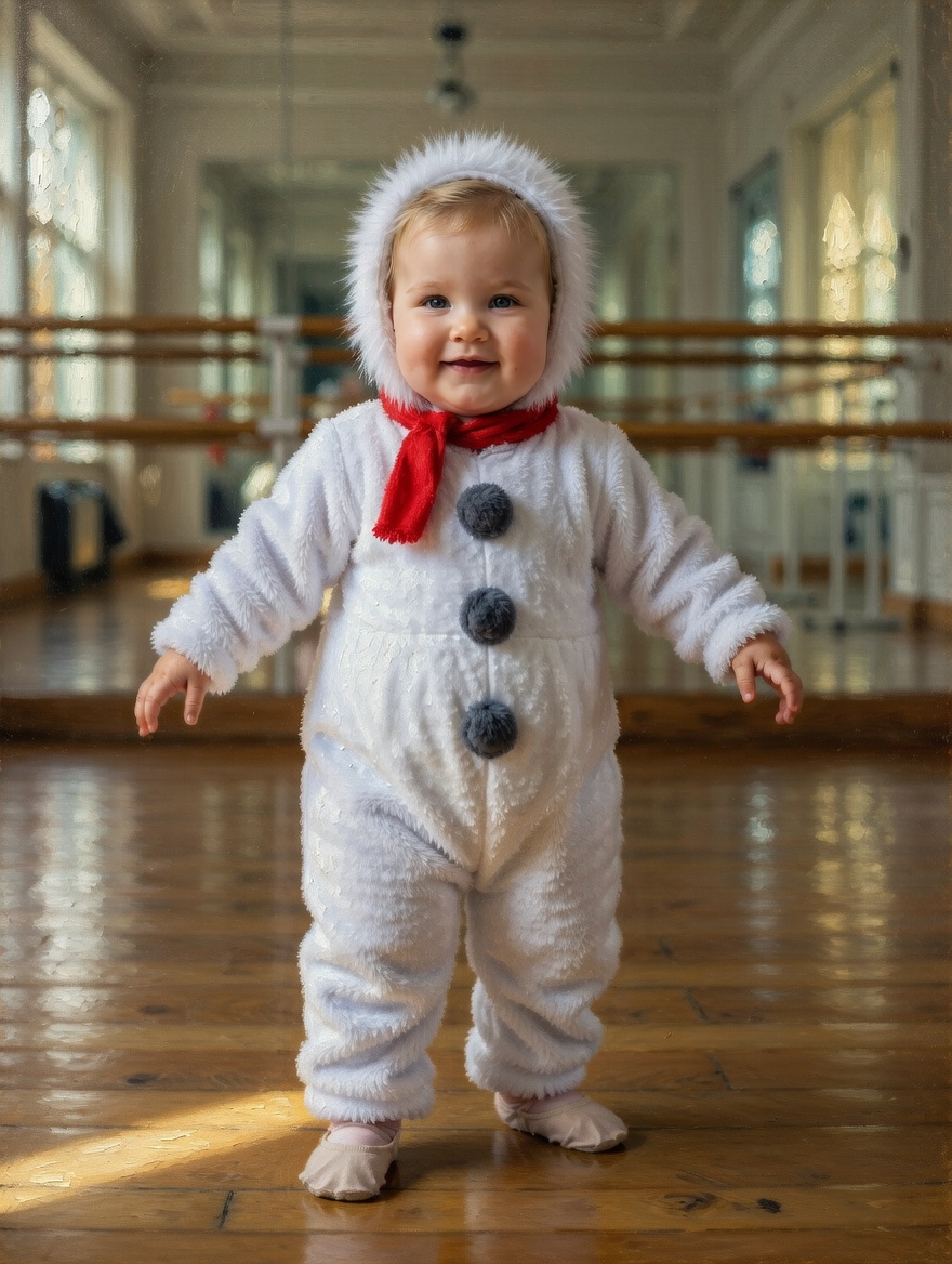 Дебют снеговика: Арт-портрет