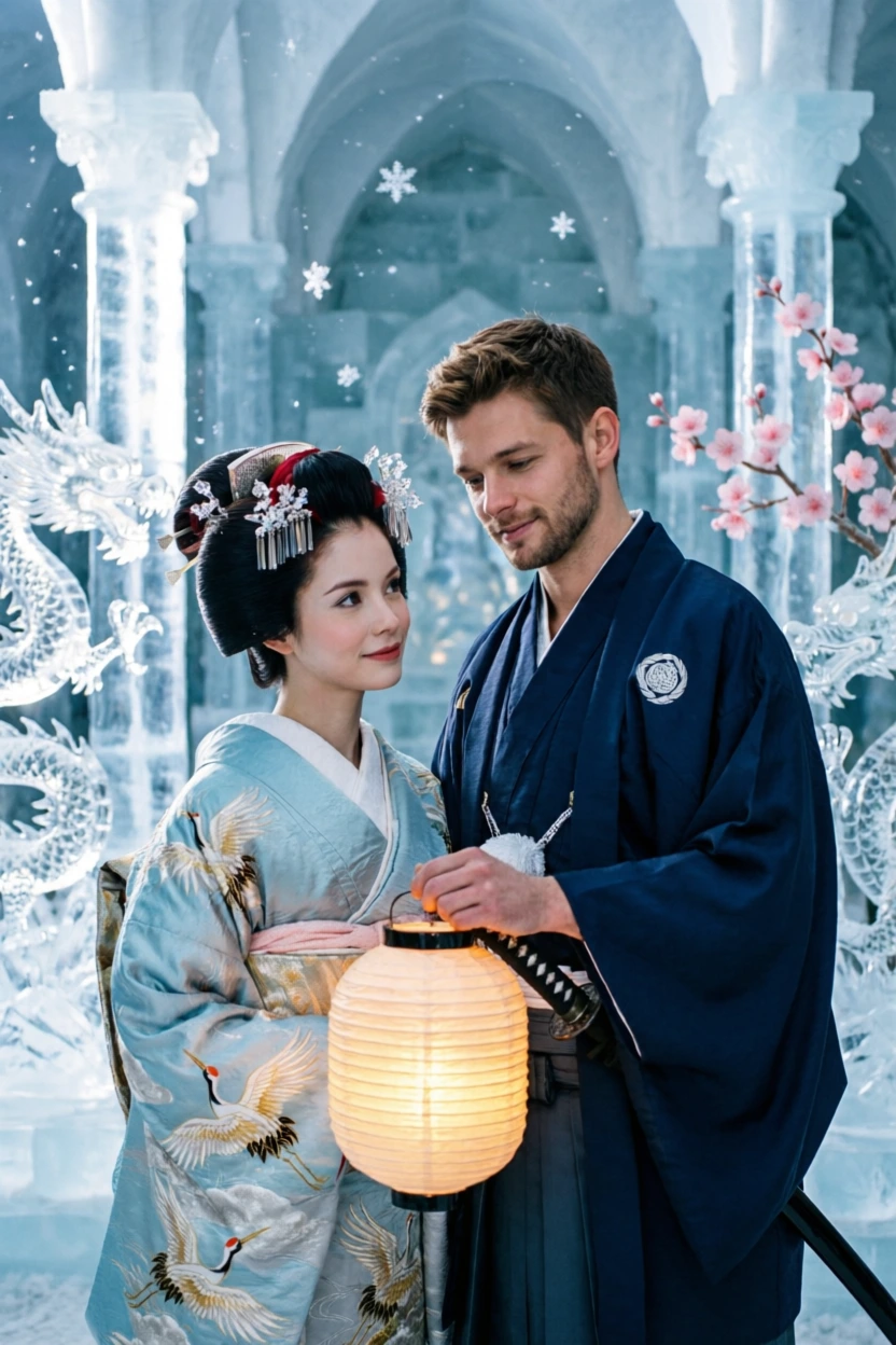 Сказка ледяного фонаря